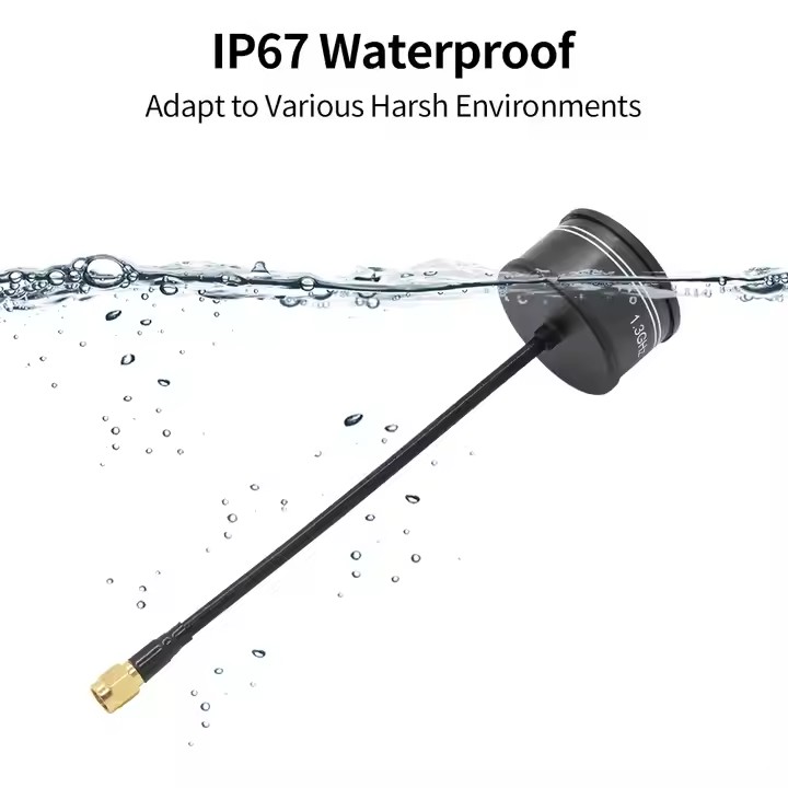 UAV Assembly 1.3GHz 170mm 41.2x25.7mm 1.8g UAV Parts SMA RG402 Cable Round Polar Omnidirectional Antenna Transmitter for RUSHFPV 1.3G